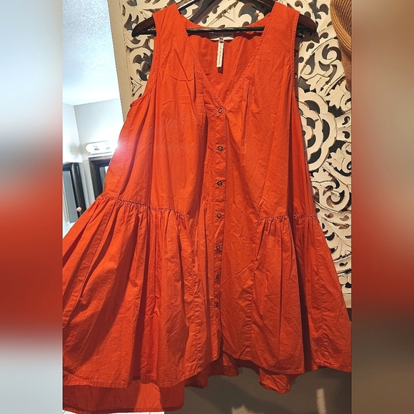 Apiece Apart Rosarito Mini Dress Women Casual Button Down Sleeveless Size Large - Picture 6 of 11